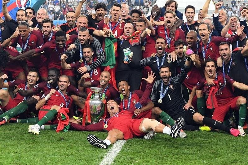 Portugal, última campeona de Europa en 2016