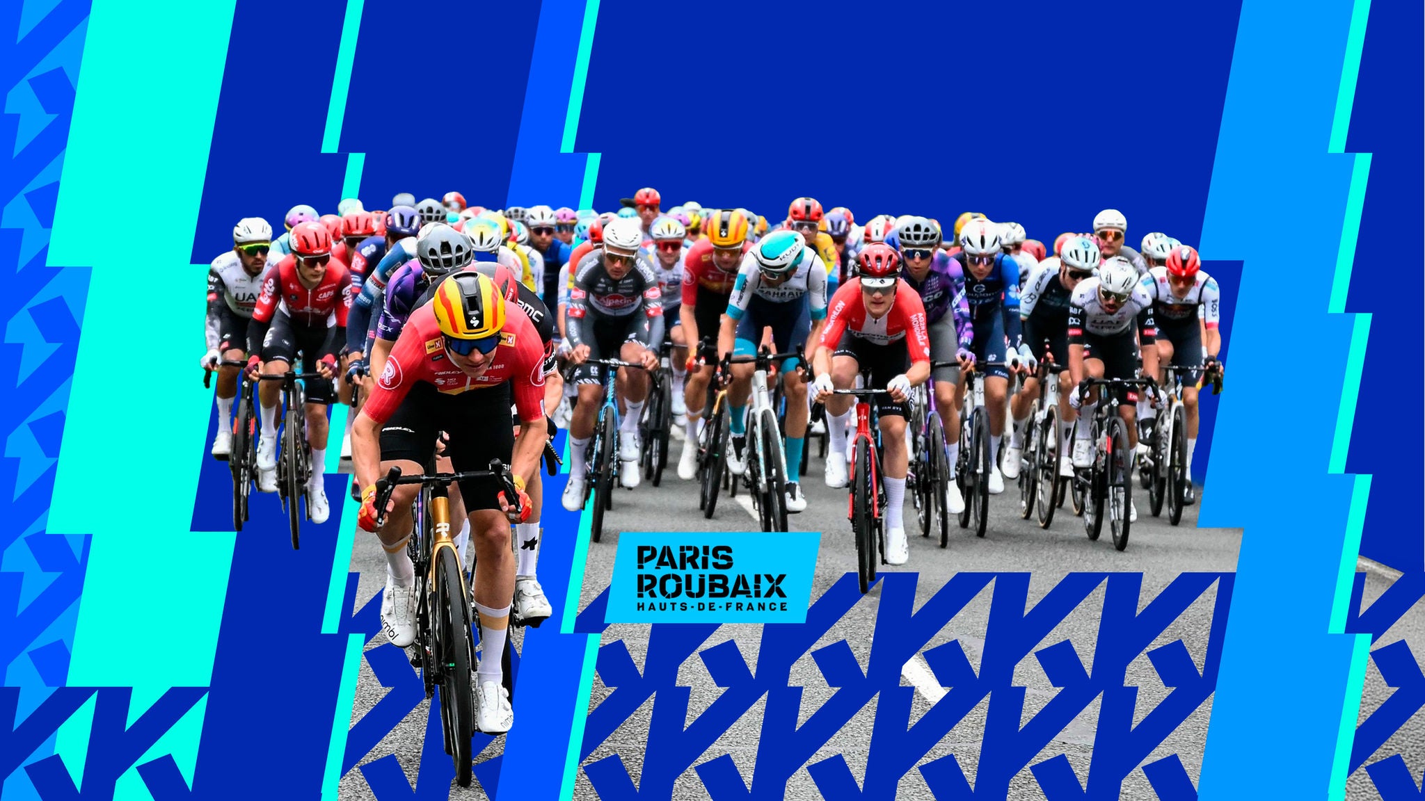 Imagen para anunciar el streaming de la París-Roubaix