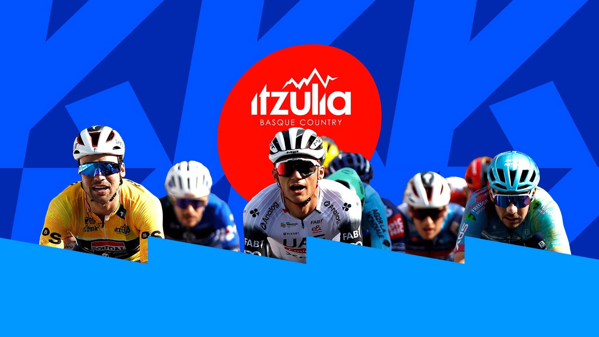 Imagen para anunciar los streaming de la Itzulia