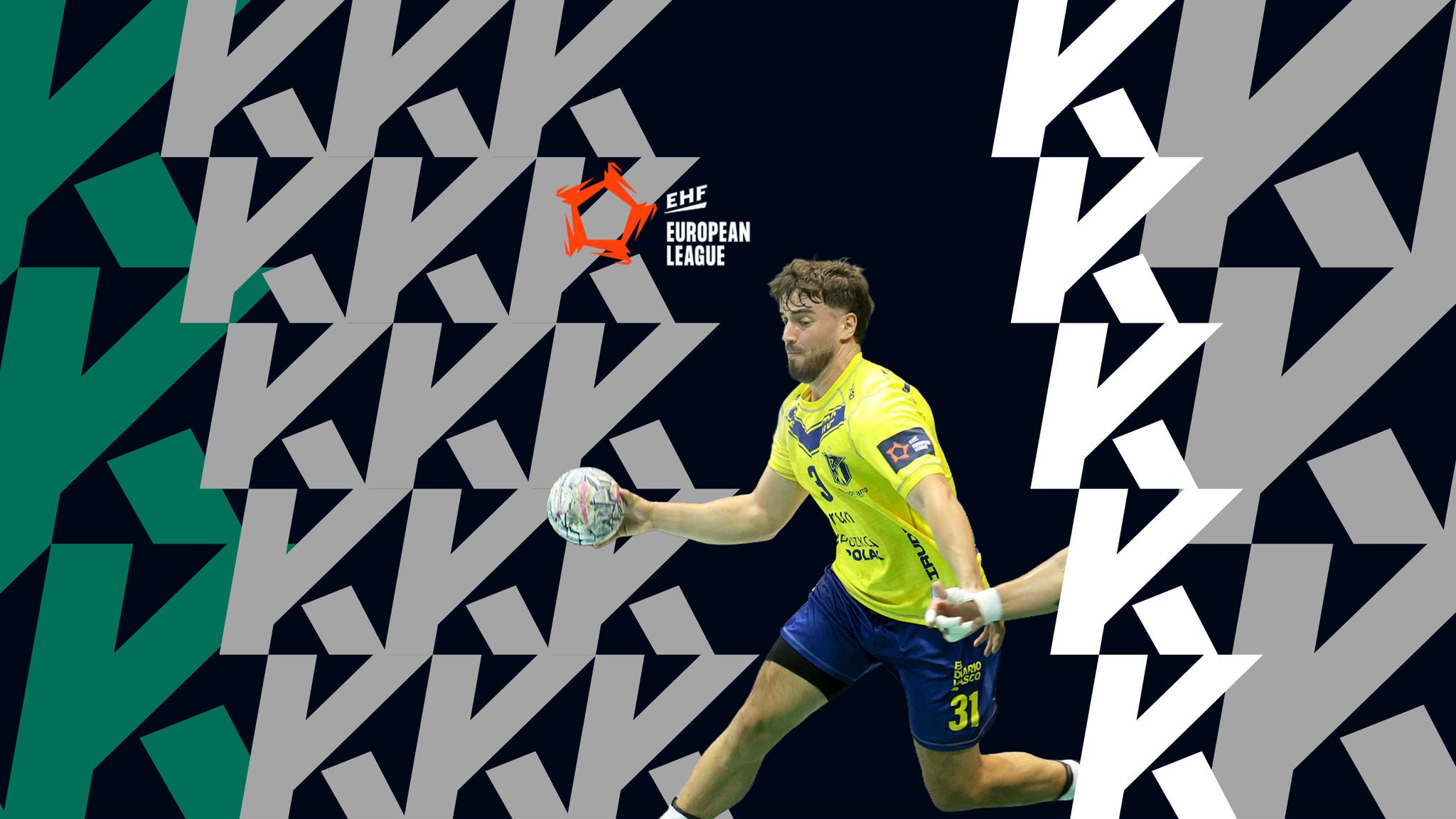 EHF European League txapelketako Bidasoaren partiden streamingak iragartzeko irudia