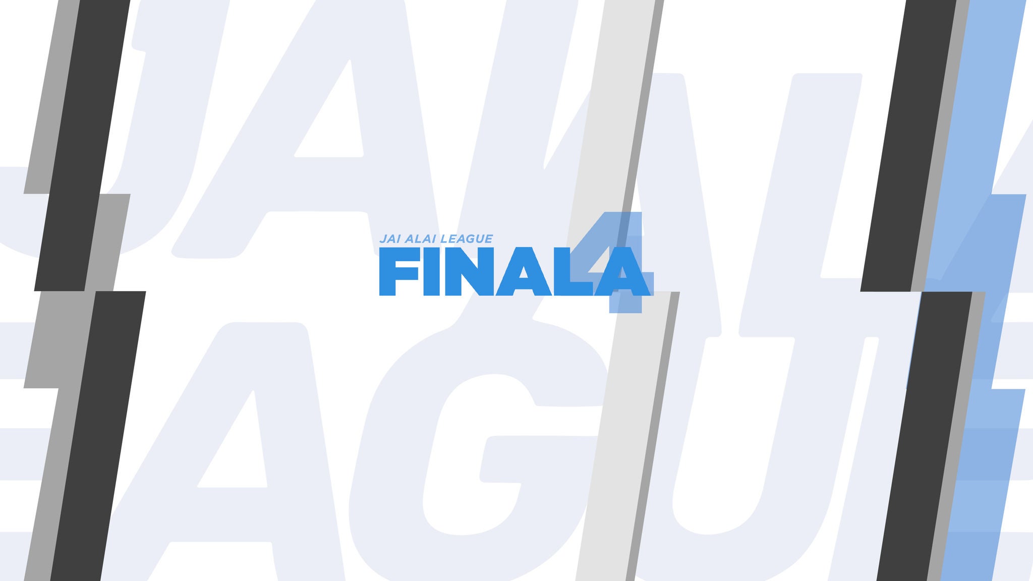 Jai Alai Ligako Lauko Finaleko streamingak iragartzeko irudia