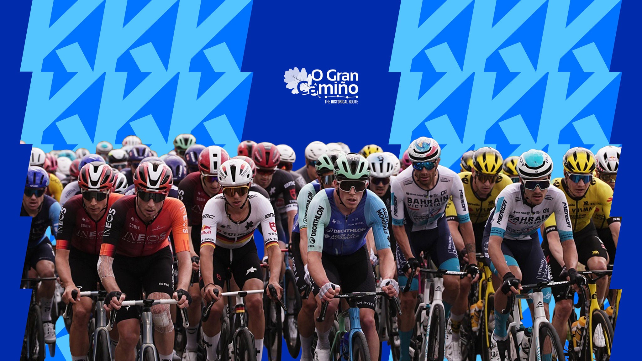 O Gran Camiño lasterketako streaminga iragartzeko irudia