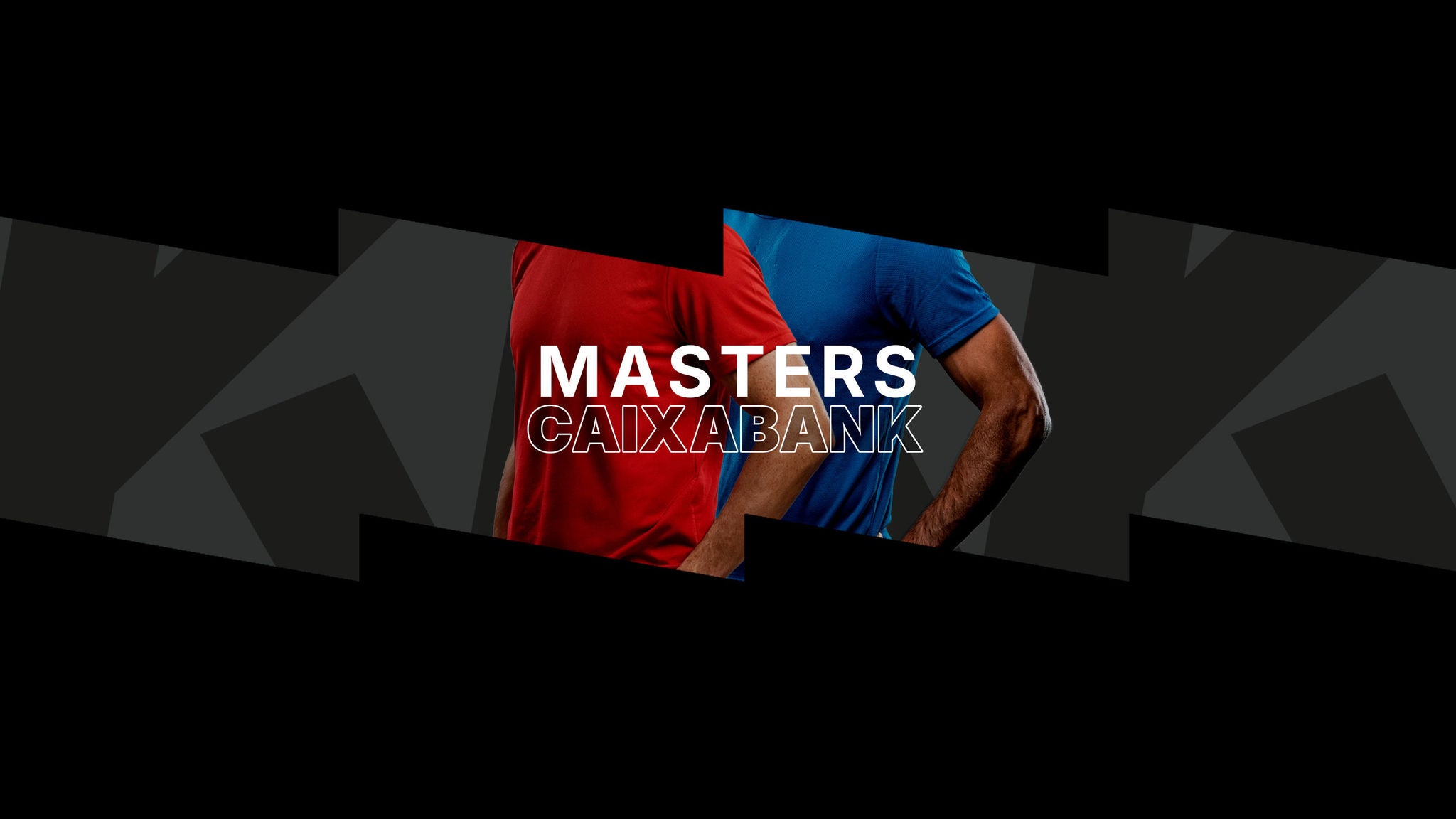 Imagen para anunciar los streamings del campeonato Masters CaixaBank