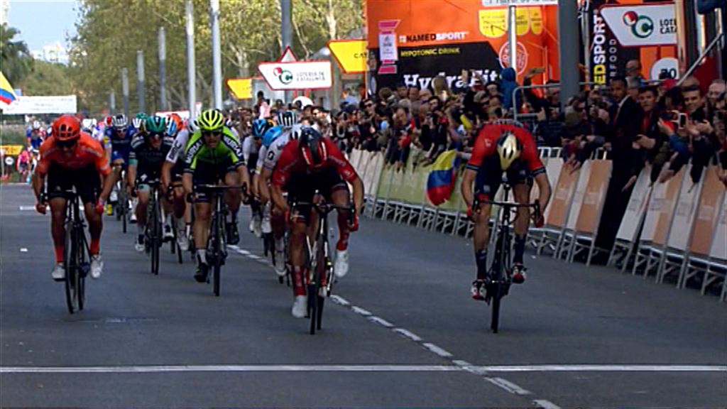 Matthews se ha impuesto en un apretado esprint