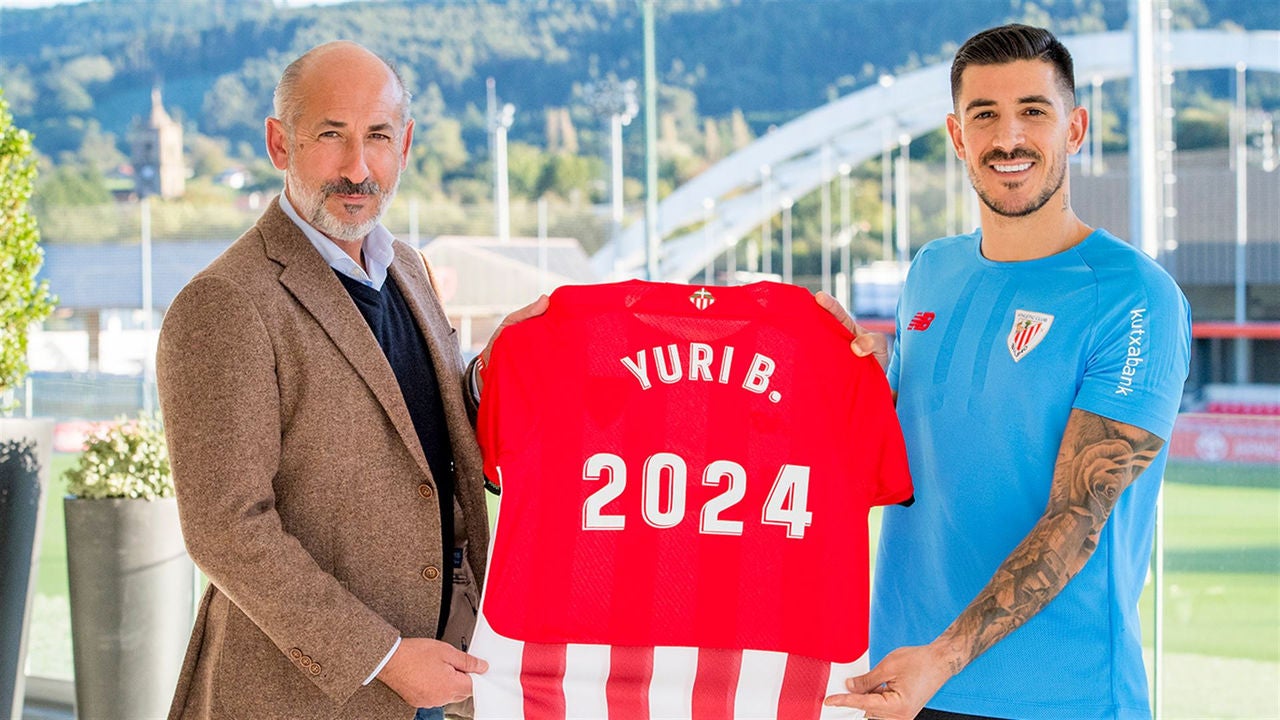 Elizegi y Yuri. Foto: Athletic Club
