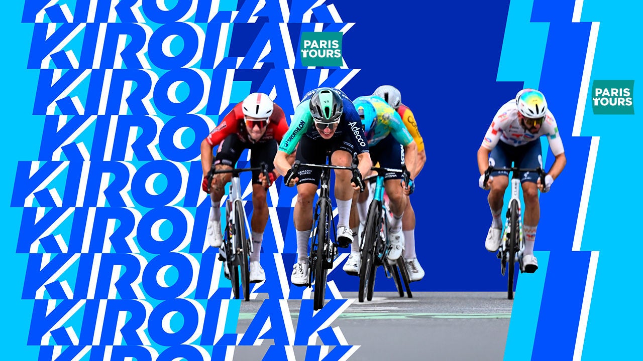 Imagen para anunciar el streaming de la París-Tours