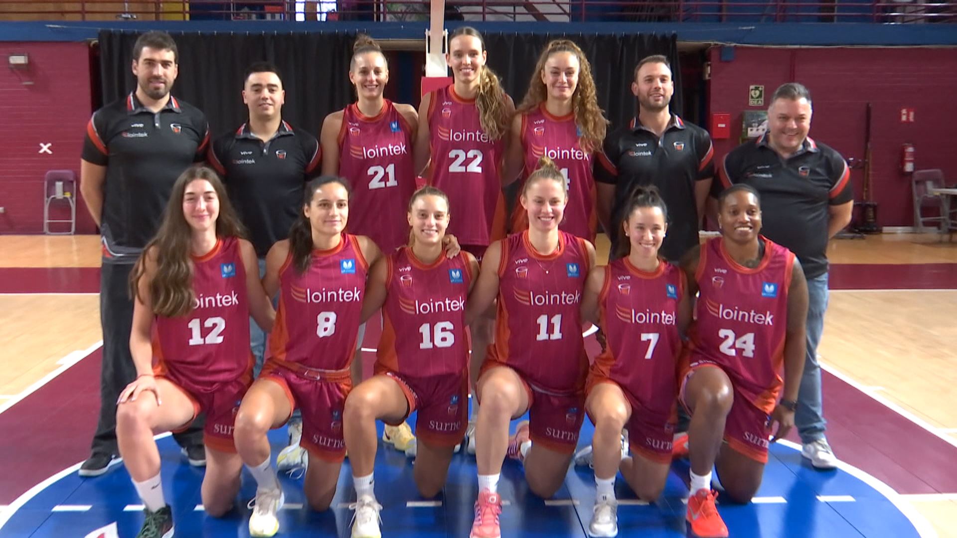 Lointek Gernika Bizkaiako jokalariak, gaurko aurkezpenean