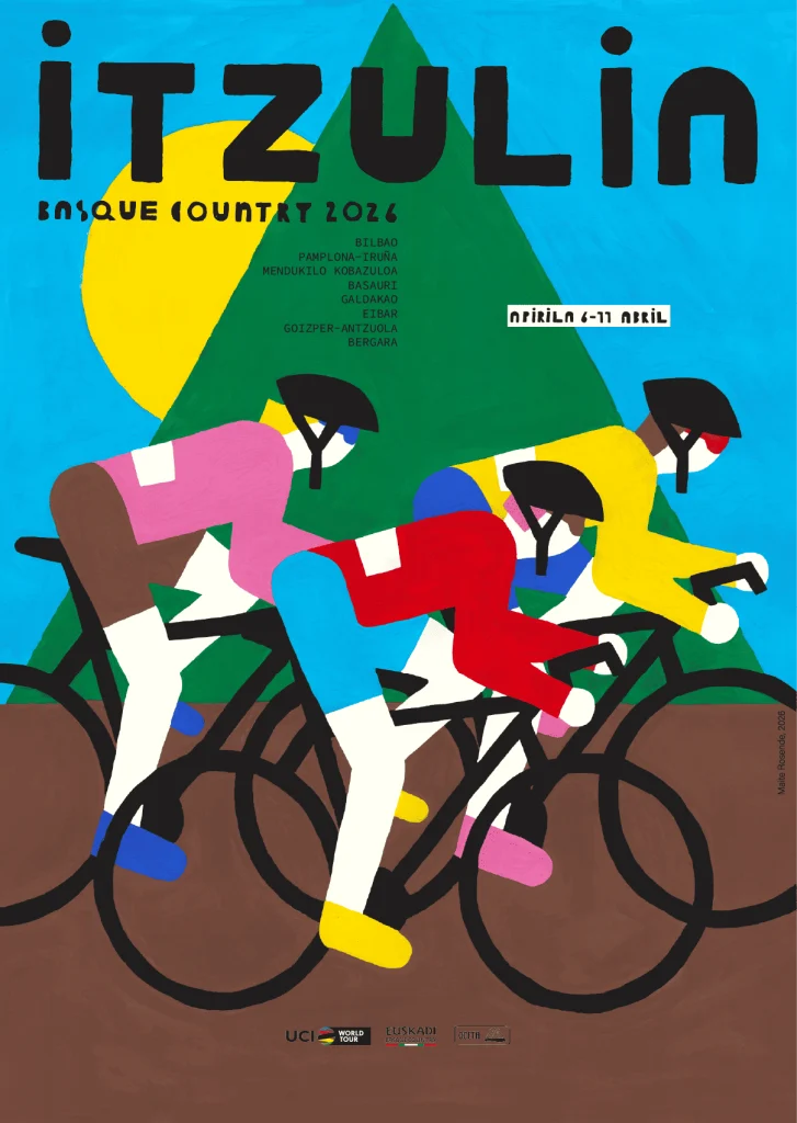 Itzulia Basque Country lasterketaren kartela, Maite Rosenderen lana